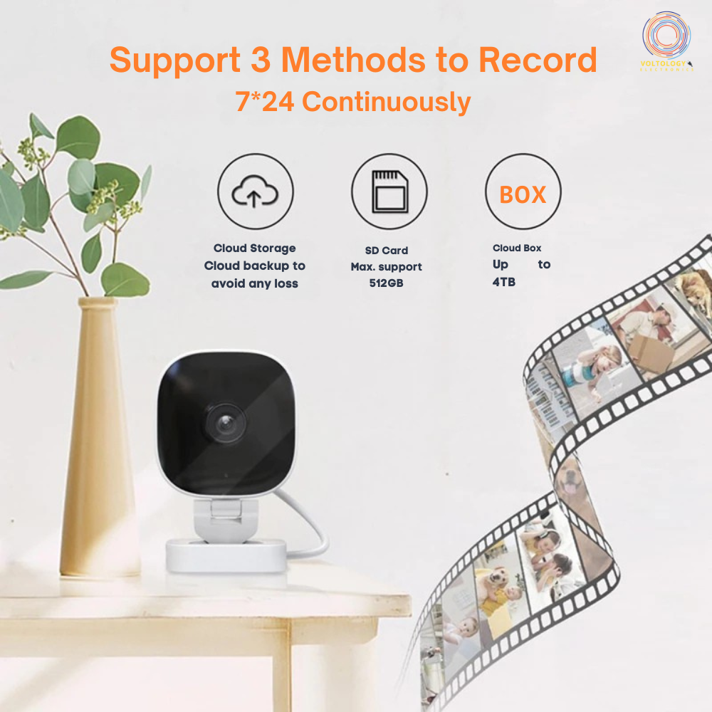 Xiaomi 4K Mini Security Camera – Waterproof Smart Cam with Night Vision & Two-Way Audio