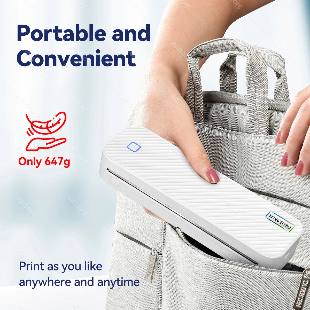 Portable A4 Bluetooth Thermal Printer – Print Documents & Photos On the Go