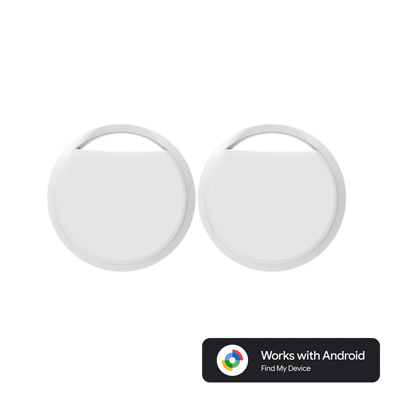 Bluetooth GPS Tracker for Android – Smart Tag Key Finder & Pet Locator – Compatible with Google Find My App (1/2/4 Pcs)