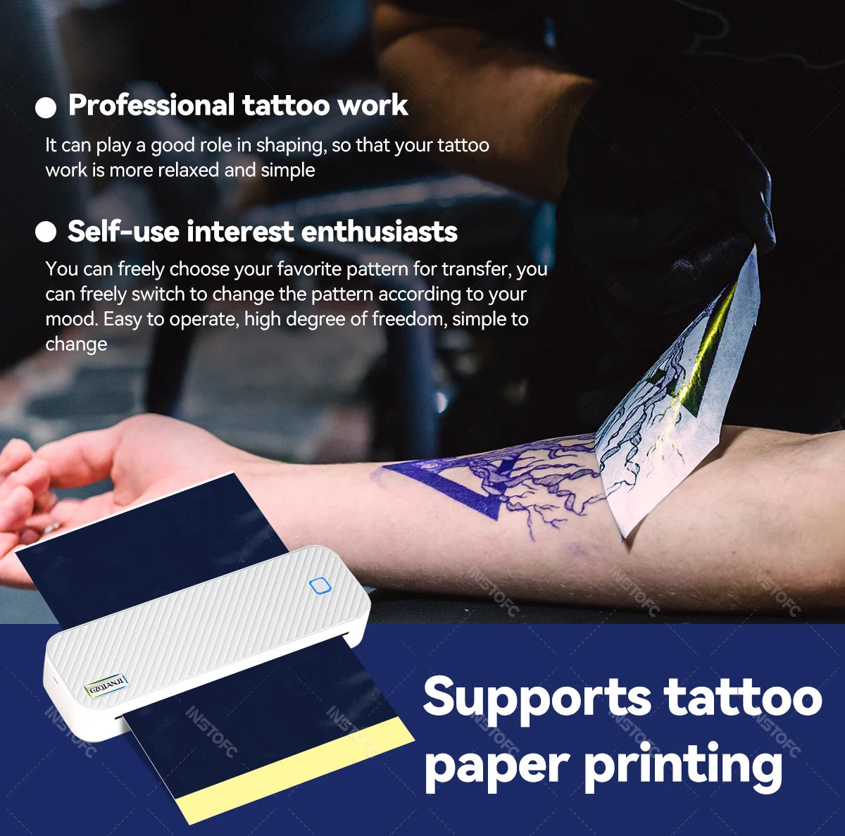 Portable A4 Bluetooth Thermal Printer – Print Documents & Photos On the Go