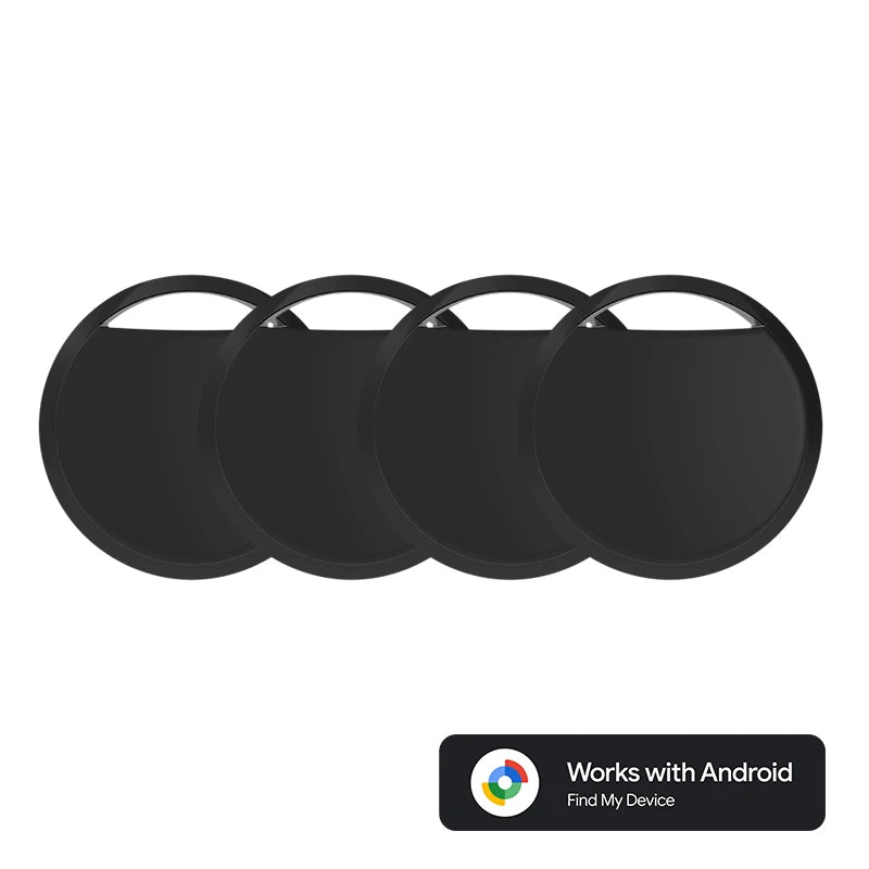 Bluetooth GPS Tracker for Android – Smart Tag Key Finder & Pet Locator – Compatible with Google Find My App (1/2/4 Pcs)
