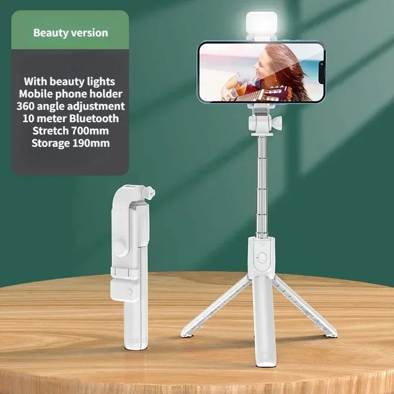 Wireless Selfie Stick Tripod – Extendable 3‑in‑1 with Bluetooth Remote for iPhone & Android