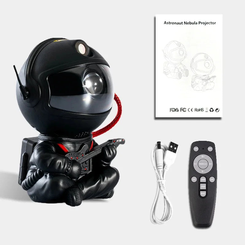Astronaut Galaxy Projector – Space Nebula Night Light with Remote