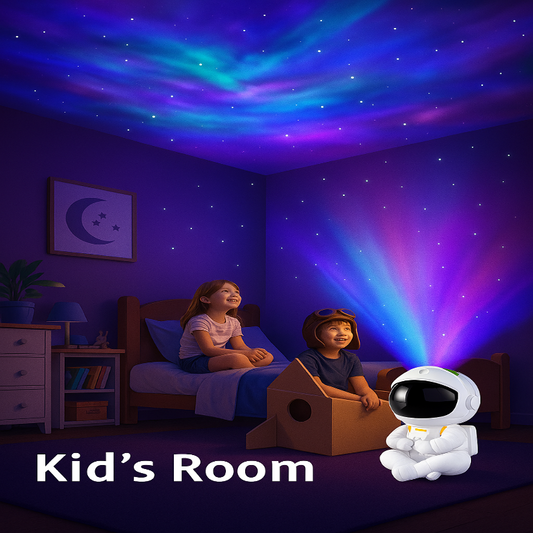 Astronaut Galaxy Projector – Space Nebula Night Light with Remote