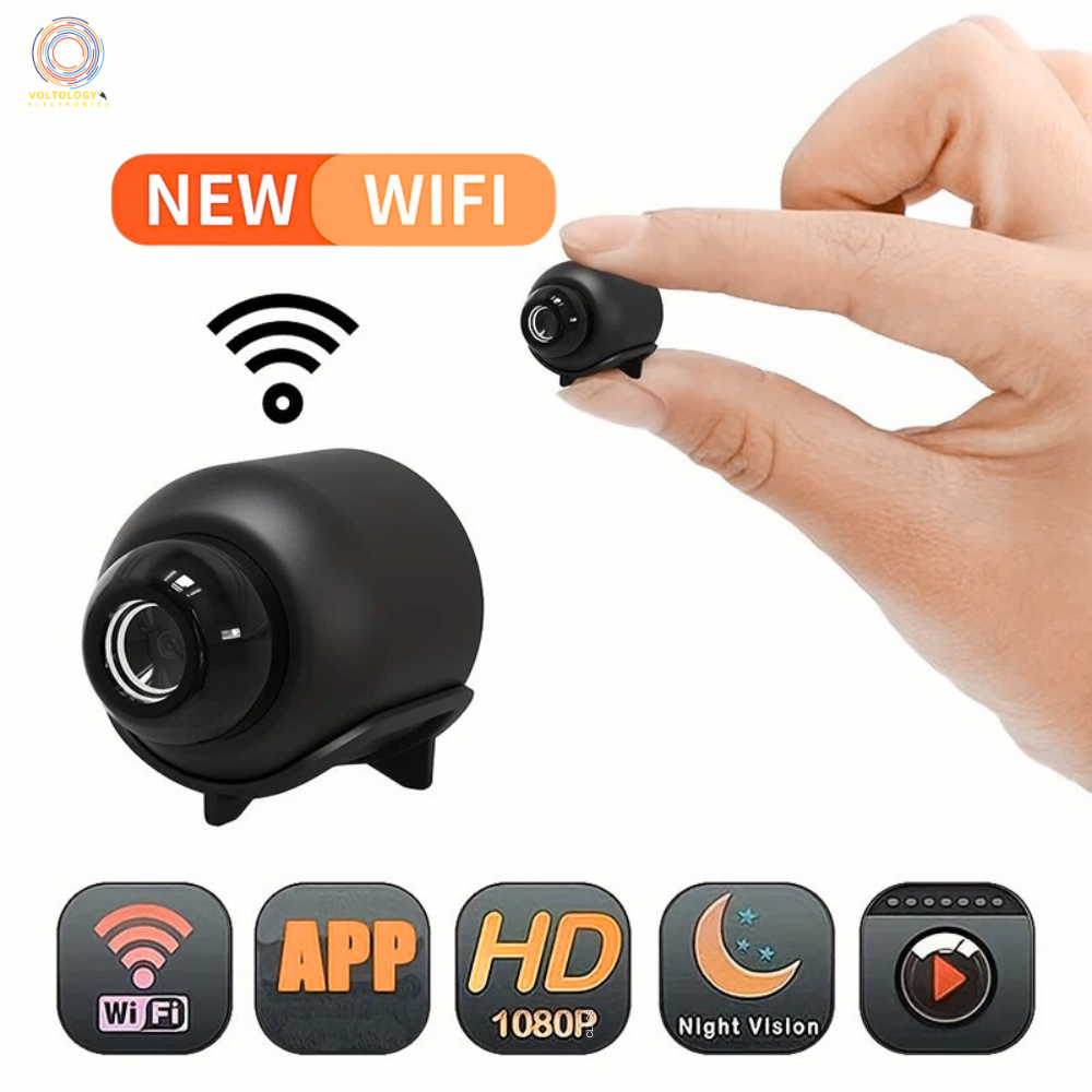 X5 Mini WiFi Security Camera – 1080P HD, Night Vision, Motion Detection, Wireless & Portable