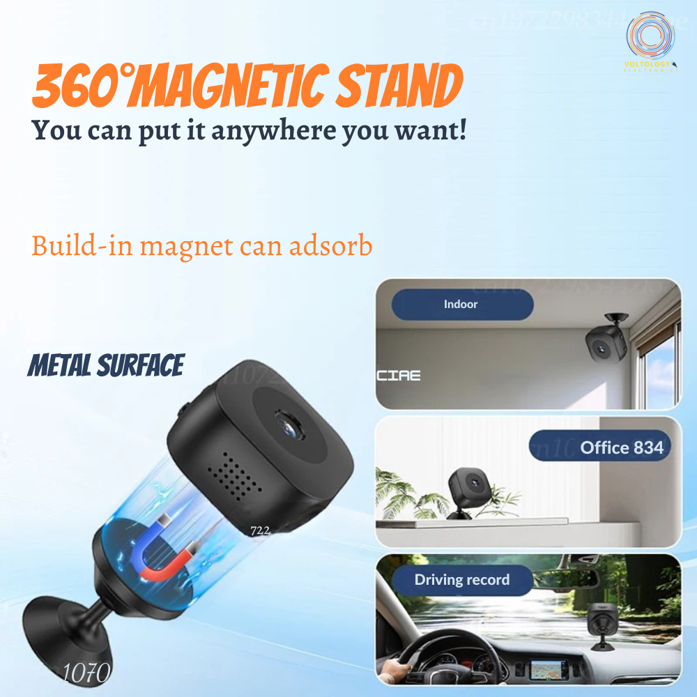 Xiaomi MIJIA 4K Mini Security Camera – Waterproof WiFi Surveillance with Night Vision & Motion Detection