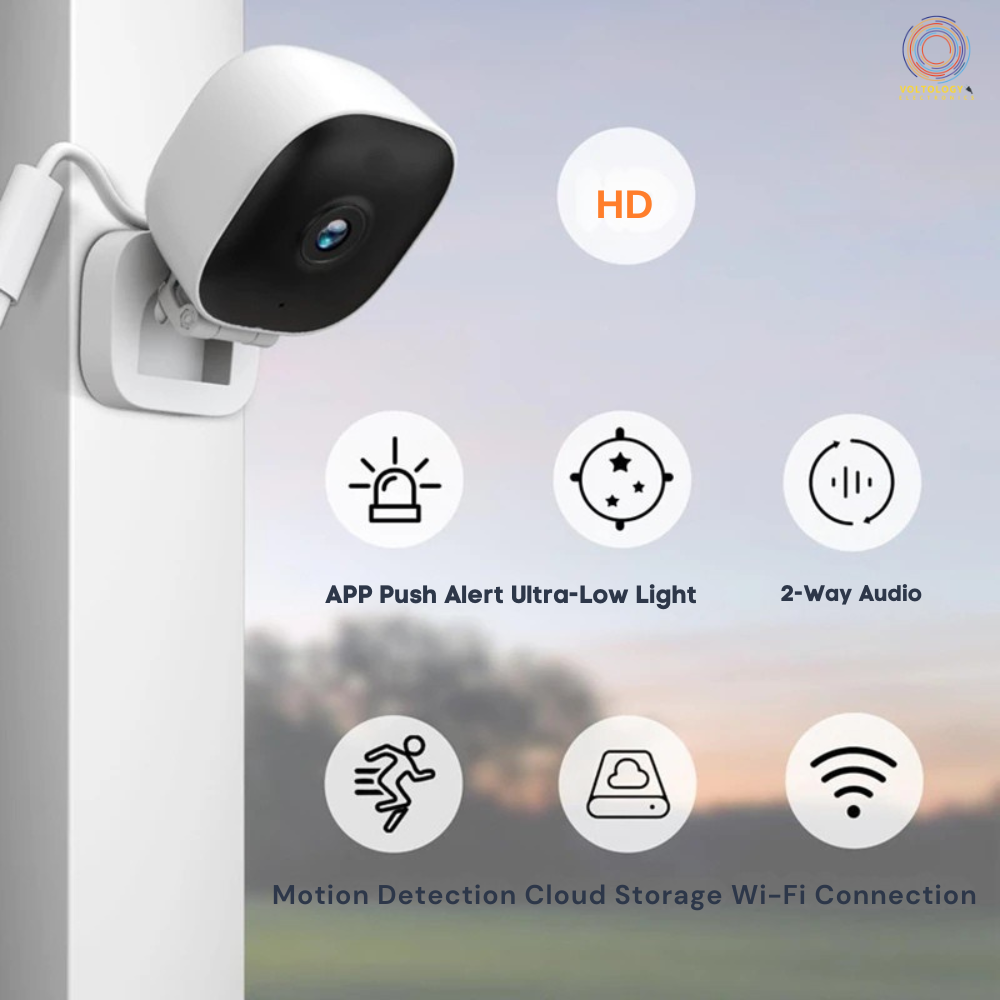 Xiaomi 4K Mini Security Camera – Waterproof Smart Cam with Night Vision & Two-Way Audio