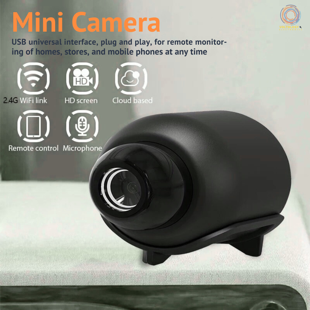 X5 Mini WiFi Security Camera – 1080P HD, Night Vision, Motion Detection, Wireless & Portable