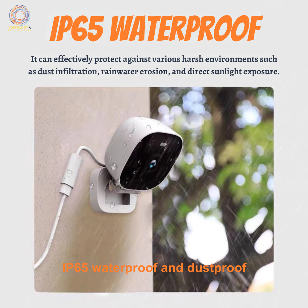 Xiaomi 4K Mini Security Camera – Waterproof Smart Cam with Night Vision & Two-Way Audio