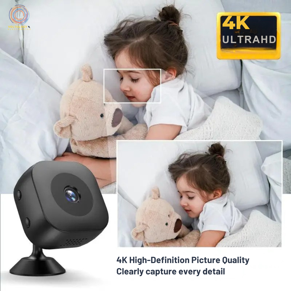 Xiaomi MIJIA 4K Mini Security Camera – Waterproof WiFi Surveillance with Night Vision & Motion Detection