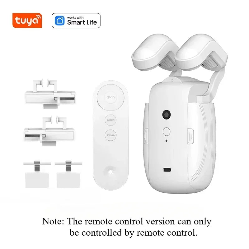 Smart Electric Curtain Motor – Single-Opening | Remote Controlled via Mobile App | Automatic Smart Home Drapery Assistant
