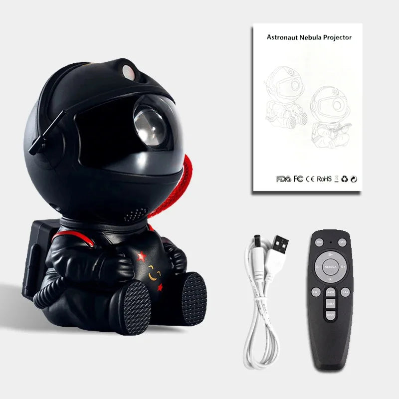 Astronaut Galaxy Projector – Space Nebula Night Light with Remote