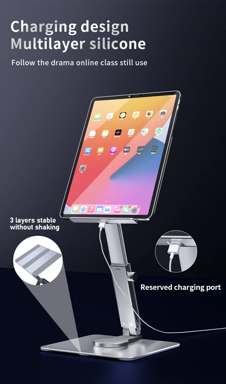Aluminum 360° Adjustable Tablet Stand