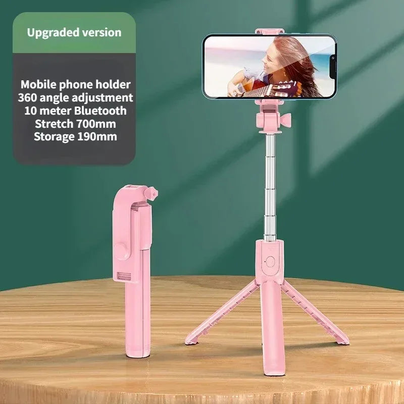 Wireless Selfie Stick Tripod – Extendable 3‑in‑1 with Bluetooth Remote for iPhone & Android