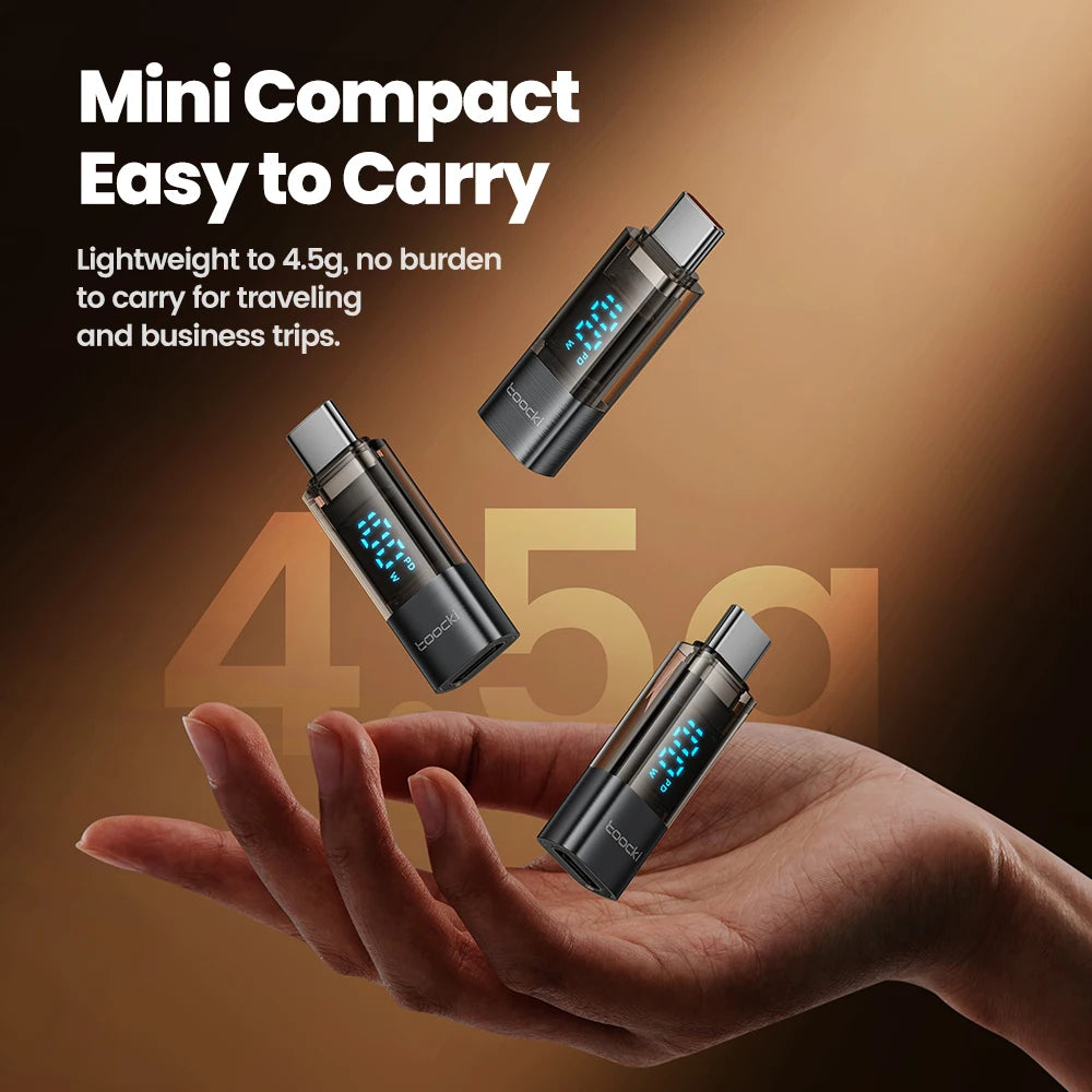 Toocki 100W USB-C Digital Display Adapter – Type C to C with OTG Support