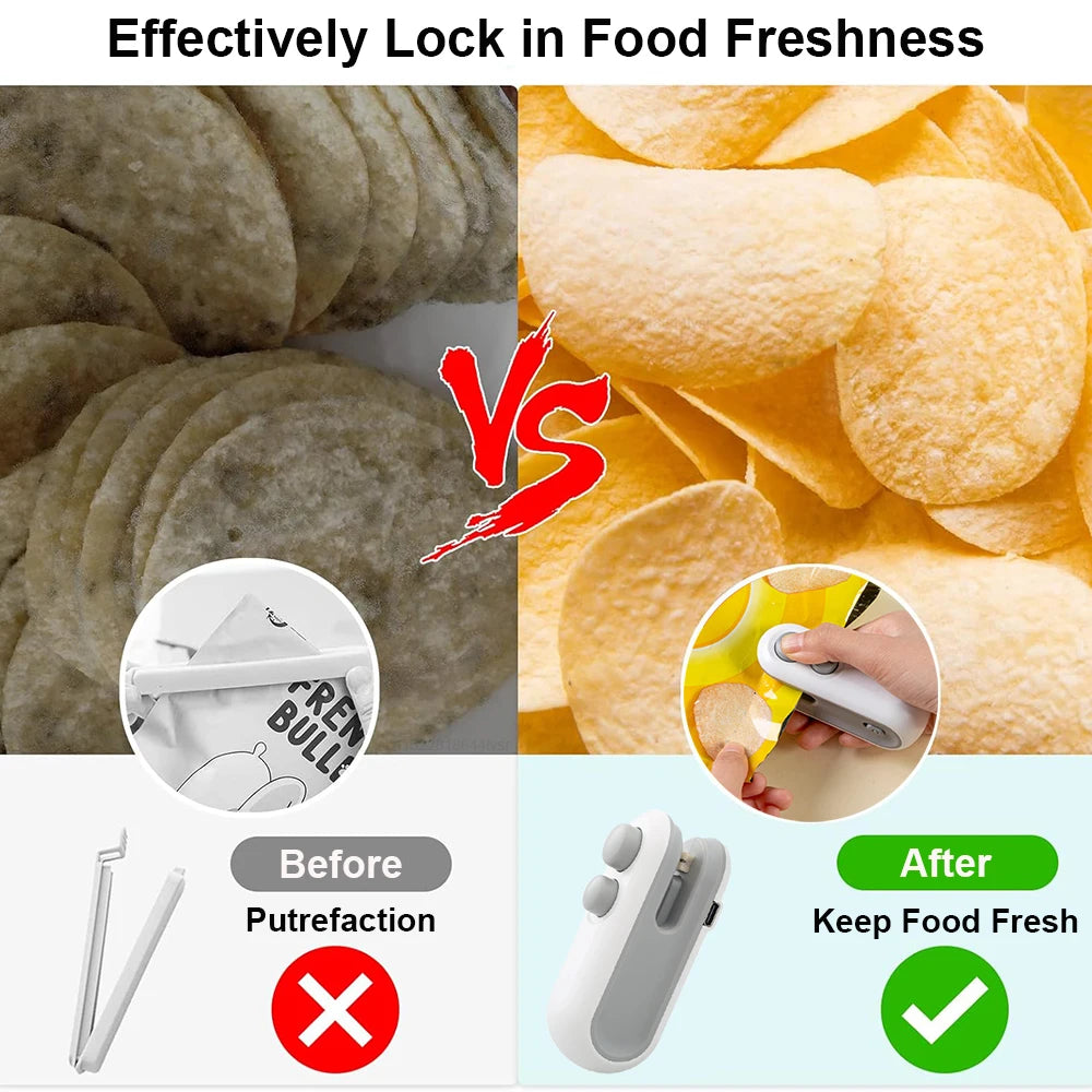 Mini Heat Sealer – Portable Bag Sealing Machine for Food & Plastic Packaging