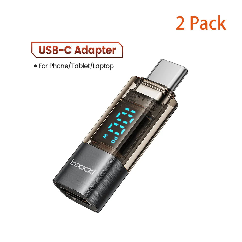 Toocki 100W USB-C Digital Display Adapter – Type C to C with OTG Support