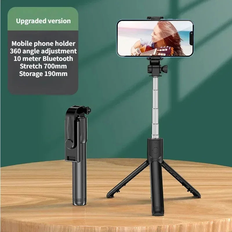 Wireless Selfie Stick Tripod – Extendable 3‑in‑1 with Bluetooth Remote for iPhone & Android