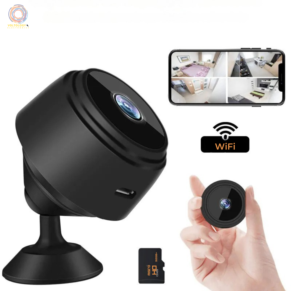 A9 Mini WiFi Security Camera – HD Wireless Monitoring with Motion Detection & Night Vision
